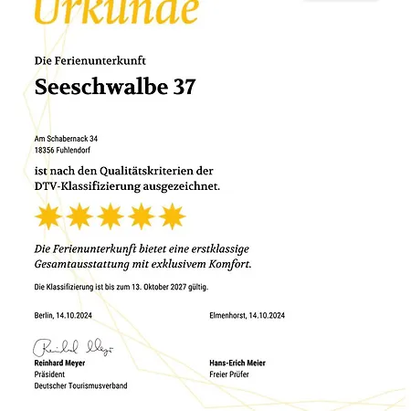 Holiday home Seeschwalbe 37